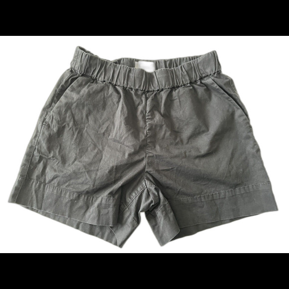 Everlane Pants - NWOT Everlane Easy Shorts 6 Black Elastic Waist Pull On Pockets Organic Cotton